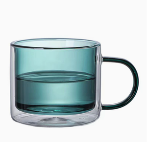 Mugs à double paroi isolants pour bière, lait, eau, DFM01 250ml, transparents, plusieurs couleurs - Product Image 6
