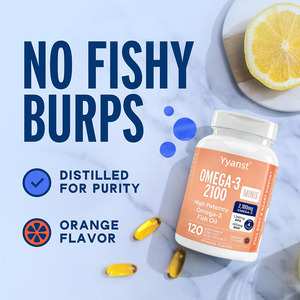 Suplemento Natural de EPA y DHA de Marca Privada, Apoyo para la Salud Cerebral y del Estado de Ánimo, Aceite de Pescado Omega-3 de Alta Potencia en Cápsulas Blandas, Muestra Gratuita - Product Image 4