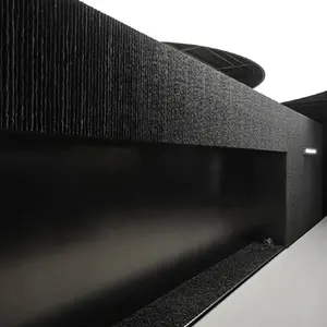Lightweight Modern Design Artificial Polyurethane Wall Panel Waterproof PU Veneer Exterior Use Big Slab Flowing Decorative Wall