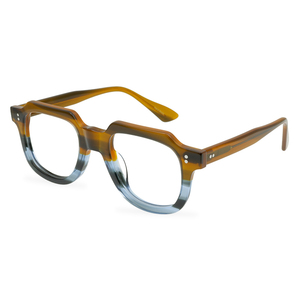 Monture de lunettes en acétate de style américain Oculos De Grau Masculino Grande taille Monture optique pour hommes - Product Image 6