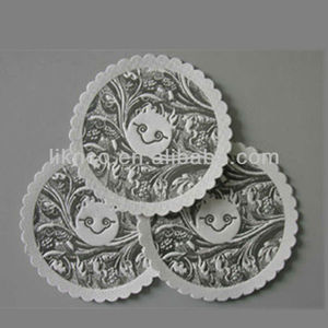 Plato <span class=keywords><strong>de</strong></span> Papel Redondo a Todo Color, Desechable, para Pastel, Postre, <span class=keywords><strong>Café</strong></span>, Té, Fiestas, Bodas, Catering, Venta al por Mayor - Product Image 4