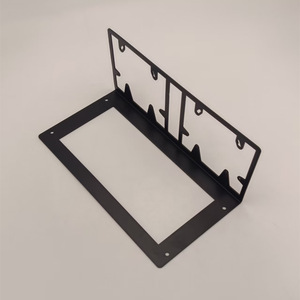 Soporte de chapa de acero inoxidable hecho a medida, cortado con láser, con recubrimiento en polvo, para uso automotriz en exteriores. - Product Image 2