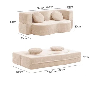 Compressible Sofa Bed Customized Vacuum Cross-border Integrated Molding Italian Style Removable Washable Living Room Furniture - Product Image 3