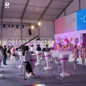 Carpa de Exhibición Personalizada, Rectangular, de Aleación de Aluminio, Tela Oxford Impermeable, Gran Espacio, para Ferias Comerciales - Product Image 1