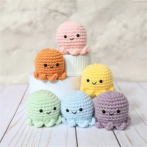 Wholesale crochet octopus mini toy handmade amigurumi baby octopus