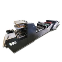 ZONGRUI Cahiers et cahiers d'exercices faisant la Machine à assembler/agrafer/plier/presser le dos/couper 5 fonctions en 1 ZR650CSFBC