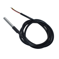 Sensor termal Sensor temperatur Digital berulir, Sensor temperatur tahan air M8 G 1/2 "NPT Ds18b20