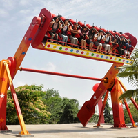 Fabricant d'équipement de terrain de jeu extérieur Thrill Crazy Space Travel Ride Top Spin Thrilling Amusement Theme Park