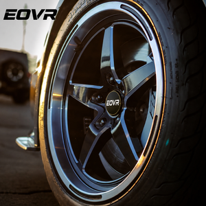 Ruedas Forjadas EVOR Monoblock para Auto de Carreras, 17x10, Color Negro Darkhorse, Cinco Radios, Drag Pack Race, 5x114.3, para Ford Mustang <span class=keywords><strong>GT</strong></span> - Product Image 3