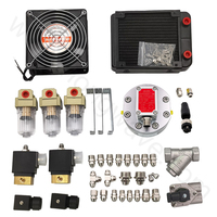 Hwaut 8 en 1: Bomba Inyectora, Medidor de Flujo, Válvula Solenoide de Radiador, Filtro, Sensor BIP, Herramienta de Medición Common Rail para Accesorios de Banco