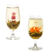 Chinois fait à la main 20 saveurs fleurs naturelles belle fleur fleur boule de thé boule de fleur artistique saveur de fruits personnalisée accepter