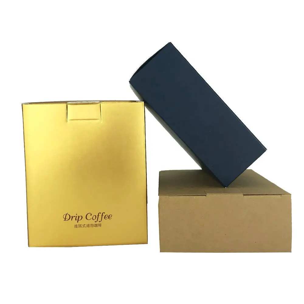 Экологически чистые высококачественные различные цвета пищевые логотипы пустые матовые черные бумажные коробки для чая упаковка