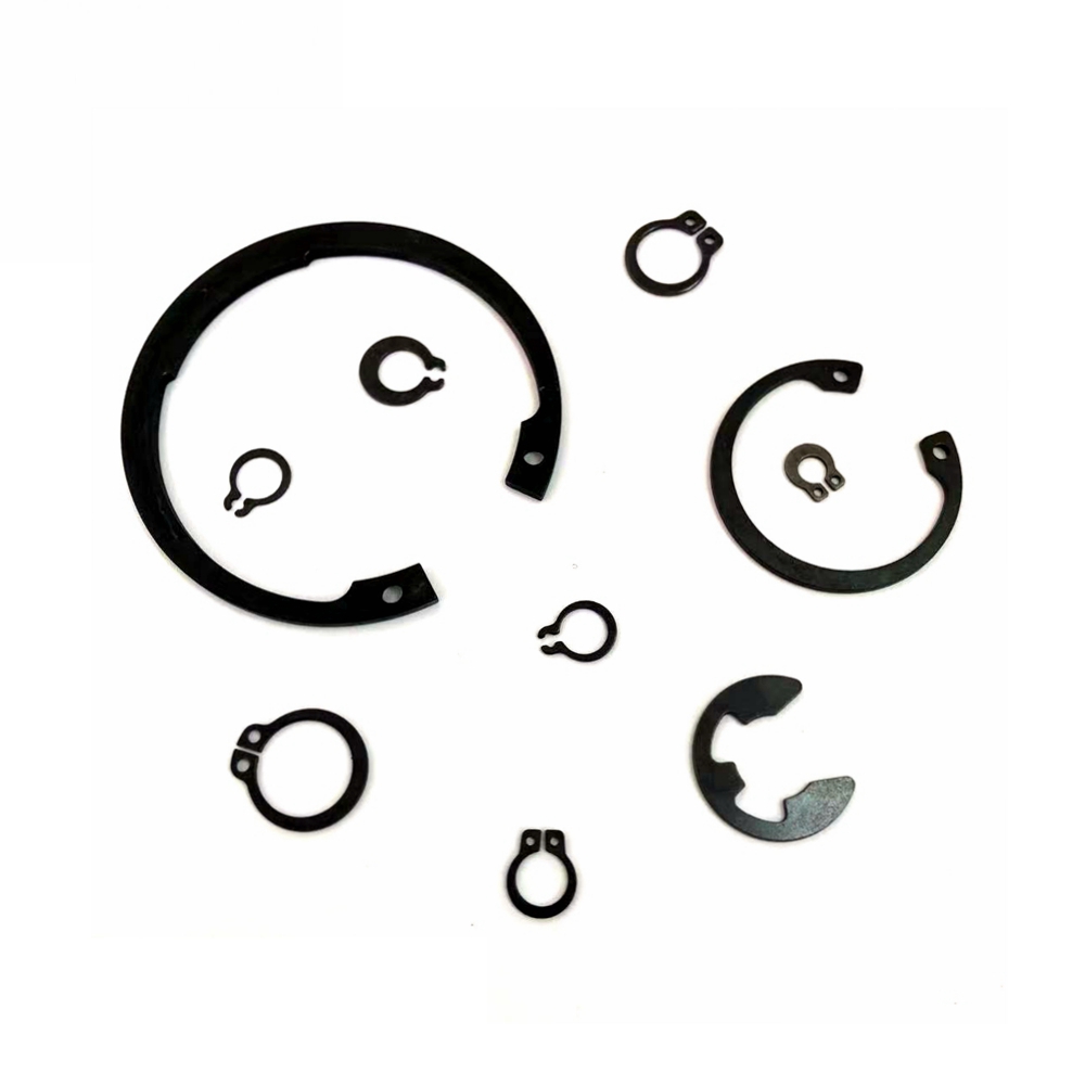 Черные 65Mn упорные кольца DIN 471 DIN472 упорное кольцо стопорное кольцо стопорные кольца из нержавеющей стали