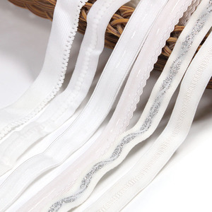 Bán Buôn Chất Lượng Cao Ưa Thích Jacquard Đàn Hồi Dây Đeo Áo Ngực Silicone Vỏ Sò Ban Nhạc Đàn Hồi Đường Ống Trims - Product Image 1