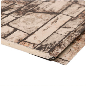 Motifs personnalisables Mur extérieur résidentiel anti-âge Panneau en PU gaufré pour Plateau Forest Farm Settlement Exteriors - Product Image 2