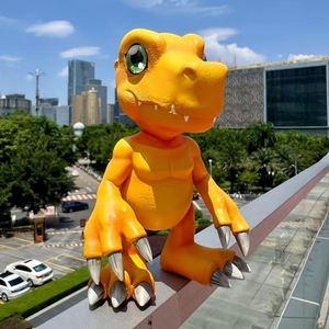 Figura de PVC de Taichi Yagami y <span class=keywords><strong>Agumon</strong></span>, Mercancía de Digimon Adventure, Modelo de Anime 2D, Juguete Decorativo - Product Image 2