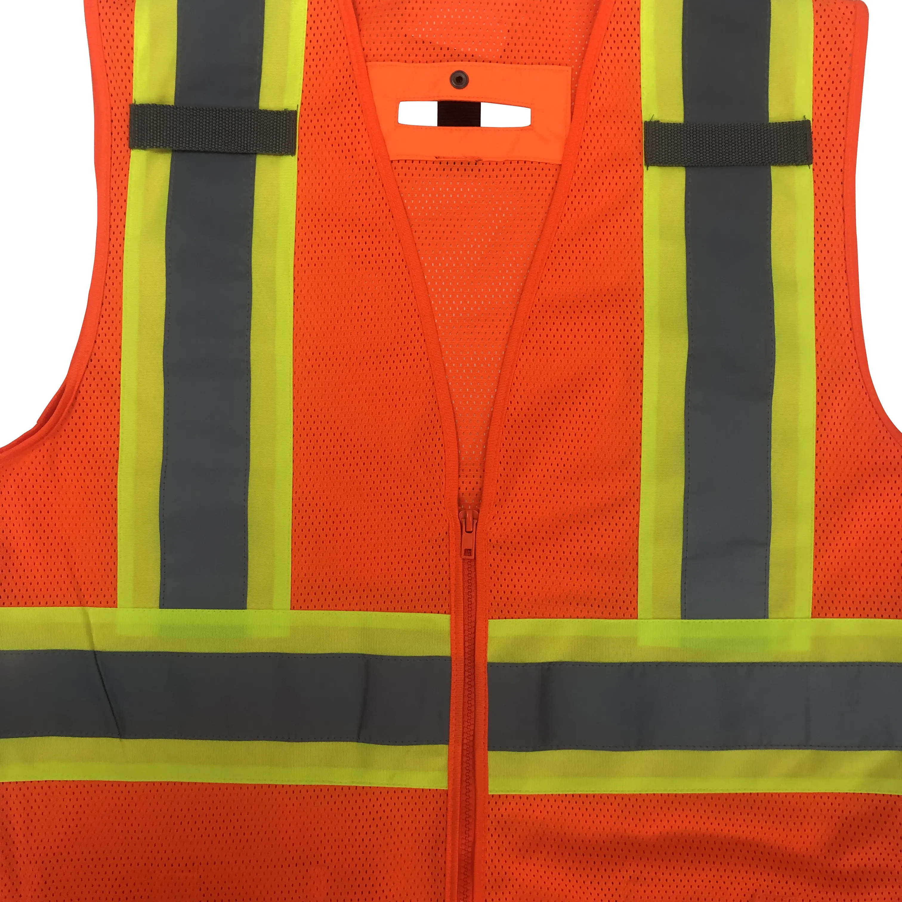 Construction Mens Hi-Viz Red Reflective Vest Custom Customised Safety Reflective Vest With Logo