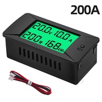 Multimètre numérique DC 0-300V avec affichage de tension et de courant, testeur de puissance et de consommation d'énergie 0~300A/300V
