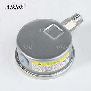 <span class=keywords><strong>100MM</strong></span>ステンレス鋼高圧真空圧力ゲージ-760-0mmHg 1/4 NPTラジアルボトム接続1/8 ~ 5/8in - Product Image 3