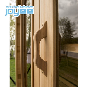 JOYEE tradicional portátil al aire libre sala de Sauna de cedro rojo de madera maciza Sauna para venta - Product Image 6