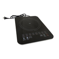 Table de cuisson à induction OEM/ODM, plaque vitrocéramique noire, cuisinière électrique, prix direct usine, usage domestique
