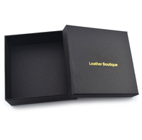 Ruban argenté avec mousse 50 pièces, emballage de petite boîte-cadeau à bijoux noir avec ruban argenté, vente en gros