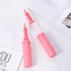 Accessoires pour ballons, pompe à <span class=keywords><strong>ballon</strong></span> macaron pastel, pompe à main, gonfleur d'air pour ballons, double <span class=keywords><strong>action</strong></span> bidirectionnelle - Product Image 4