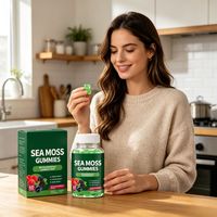 Gummies de vitamines à base d'algues de haute qualité, compléments alimentaires végétariens pour adultes