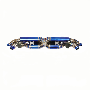 Système d'échappement Valvetronic Catback pour 991.2 3.8T, tuyau d'échappement en titane, X-Pipe, amélioration du son - Product Image 1