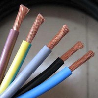 Nouveau câble électrique multibrins en cuivre ignifuge PE PVC pour la construction, emballage en rouleau, multi-isolé