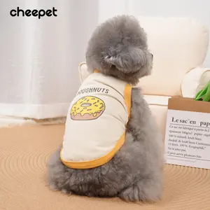 Vente en gros Boutique en ligne Vêtements d'été mignons pour chien et chat T-shirts pour chiots Vêtements pour petits animaux de compagnie