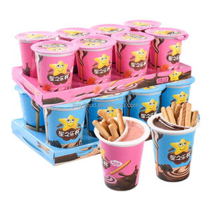 OEM Bán Buôn Đồ ăn nhẹ giản dị nóng bán Stick Biscuit với kem sô cô la - Product Image 1