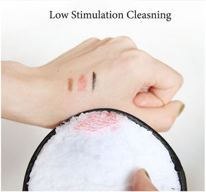Éponge nettoyante pour le visage en coton imprimé lavable pour la peau démaquillant Round Angular Blush Cosmetic Facial <span class=keywords><strong>Puff</strong></span> <span class=keywords><strong>Cleaning</strong></span> - Product Image 4