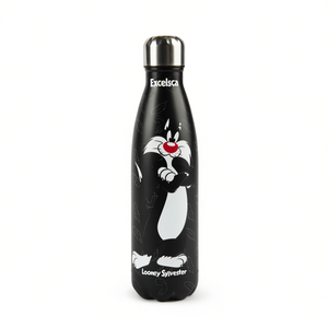 Botella Térmica Aislada Excelsa Sylvester Looney Tunes de Acero Inoxidable 50 Cl Negra - Product Image 3