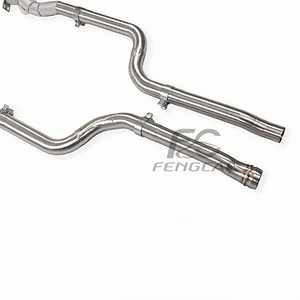 Collecteur d'échappement (Downpipe) pour Mercedes-Benz CLS300 CLS350 CLS400 W218 3.0T V6 en acier inoxydable SS304 avec isolation thermique – Amélioration de la puissance - Product Image 6