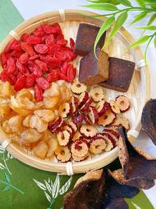 ครีมสมุนไพรเข้มข้นรสแพร์โฮมเมดสีเขียวเพื่อสุขภาพ ผสมวัตถุดิบจากธรรมชาติ เช่น <span class=keywords><strong>พุทรา</strong></span><span class=keywords><strong>จีน</strong></span> โกจิเบอร์รี่ ลำไย บรรเทาอาการไอ - Product Image 5