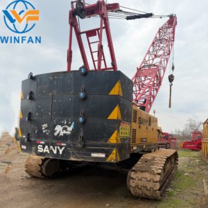رافعة زاحفة ساني SCC750E مستعملة أصلية بقدرة 75 طن، رافعة هيدروليكية ذات أداء موثوق للرفع في مواقع البناء - Product Image 5