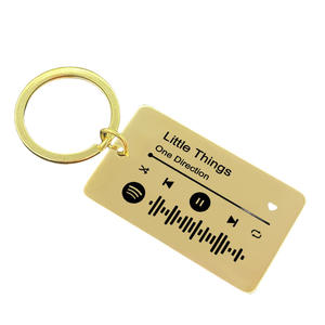 Llavero de reproductor de música personalizado a la moda grabado con su canción favorita para bodas aniversarios regalos de navidad - Product Image 3
