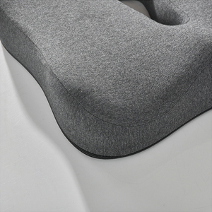 Mousse à mémoire de forme ergonomique soutien lombaire <span class=keywords><strong>coussin</strong></span> <span class=keywords><strong>dorsal</strong></span> oreiller tricoté couverture amovible lavable pour ordinateur/<span class=keywords><strong>chaise</strong></span> de bureau bas du dos - Product Image 6