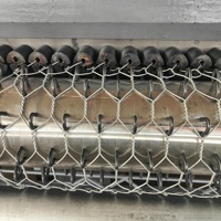 Machine à tisser automatique de grillage hexagonal CNC horizontal pour gabions