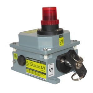 Interruptor de Seguridad Industrial de Alta Resistencia SMARTsaa PC 202 C con Cordón de Emergencia (Aluminio Fundido 0-85C) 2kg para Uso en Cintas Transportadoras - Product Image 1