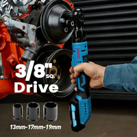 Clé à cliquet sans fil FIXTEC 20V légère et compacte à vitesse variable 80 Nm, moteur sans balais, pour réparation domestique, faible MOQ, vente en gros