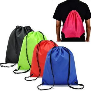 Custom Logo Polyester Drawstring <b>Backpack</b> Perfect for <b>School</b> and Travel Big Size <b>Large</b> Capacity Solid Durable - Product Image 2