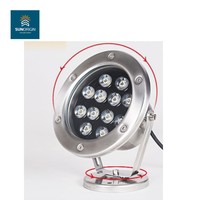 Projecteur LED submersible IP65 en aluminium pour jardin et paysage, puce Epistar, RGB multicolore, lumière de piscine sous-marine, CRI élevé 90, DC24V, dimmable