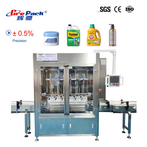 Máquina Automática de Llenado de Líquidos para Platos con Servomotor, Máquina de Llenado de Líquidos Totalmente Automática para Crema Cosmética de 1 Litro y 5 <span class=keywords><strong>Litros</strong></span> - Product Image 1
