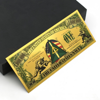 Billet de banque plaqué or imprimé en typographie de l'US Special Forces, un million de dollars, souvenir de la Delta Force de la Marine, cadeau fantaisie