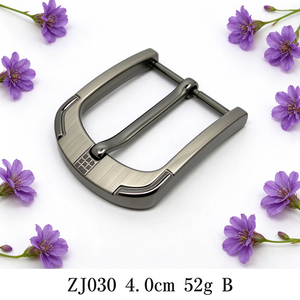Boucle ardillon élégante et arrondie en alliage de zinc de 40 mm, finition brossée, à simple ardillon, quincaillerie de luxe pour bracelet en cuir pour femme - Product Image 6