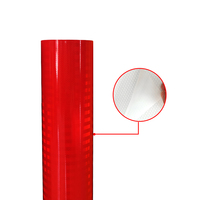 Lámina reflectante imprimible de película prismática de alta intensidad acrílica HIP eco solvente tipo IV para señales de tráfico de carreteras