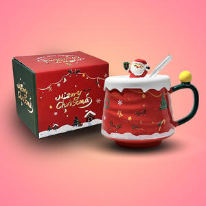 Mug à café de Noël de grande capacité au design luxueux, tasse à eau pour la maison - Product Image 2