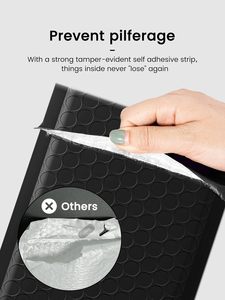 Enveloppes en polyéthylène bleu brume, grandes et épaisses, auto-adhésives, imperméables et résistantes aux déchirures, pour l'expédition de vêtements et les petites entreprises - Product Image 3